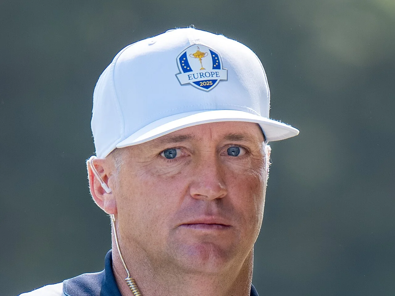 Alex Norén i vit Ryder Cup Europe-keps under 2025 års upplaga